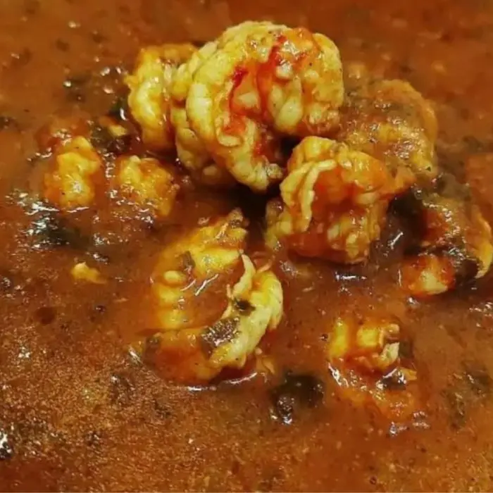 Shrimp With Red
